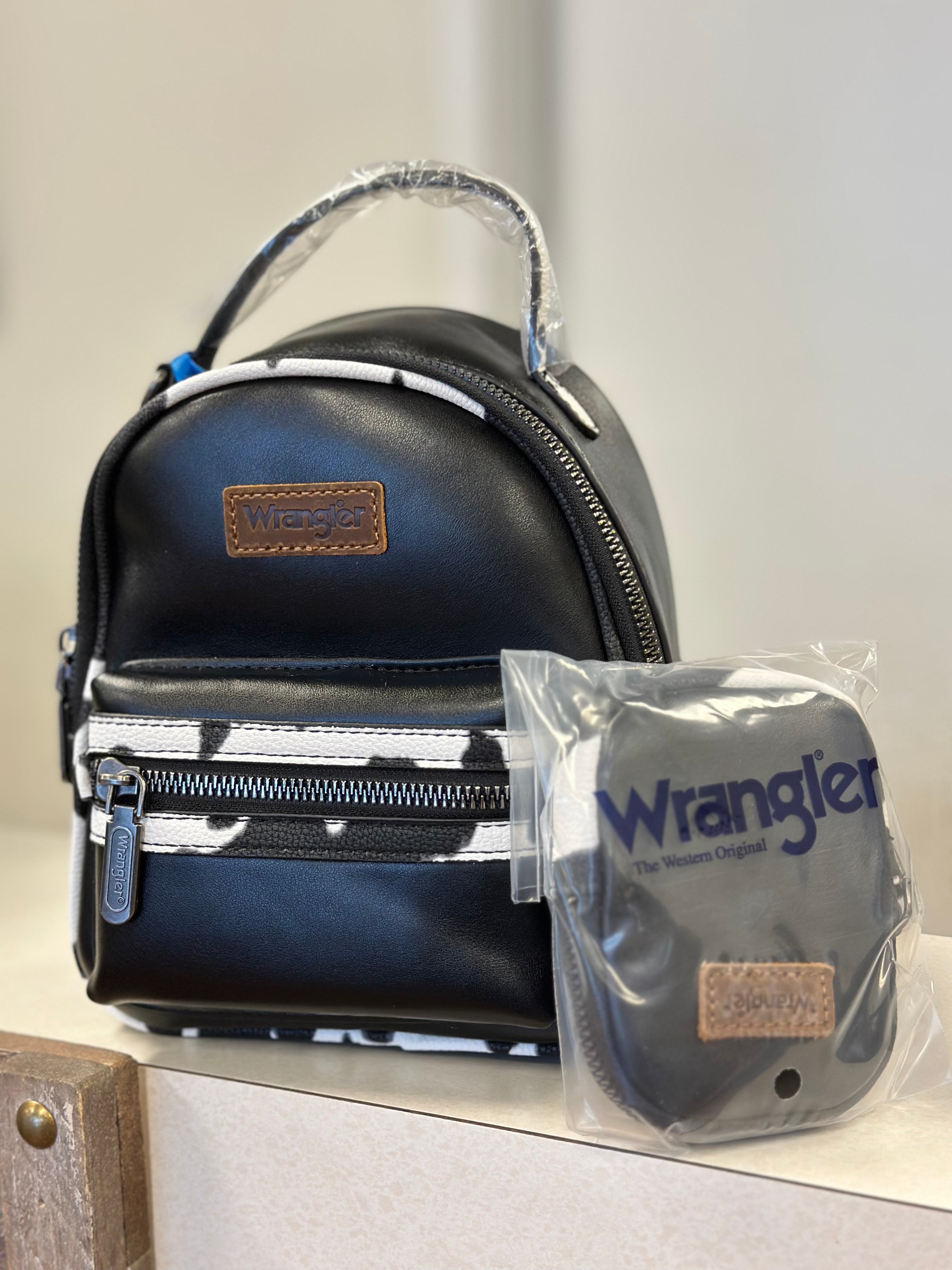 Black Wrangler Mini Backpack