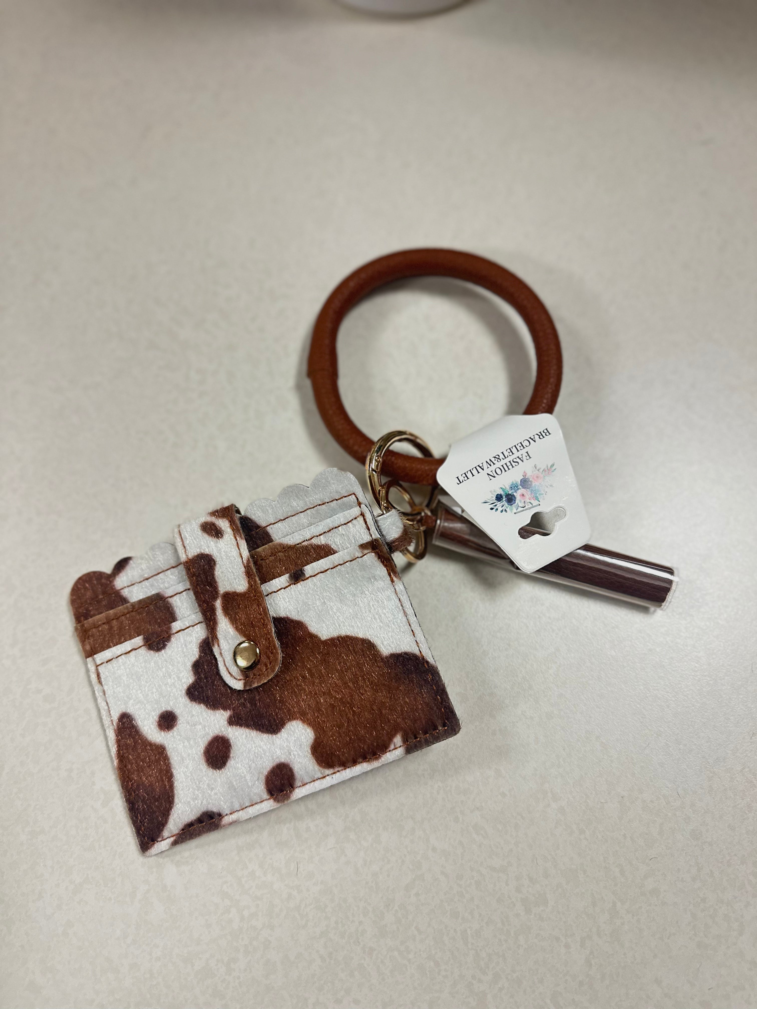 COWPRINT WRISTLET