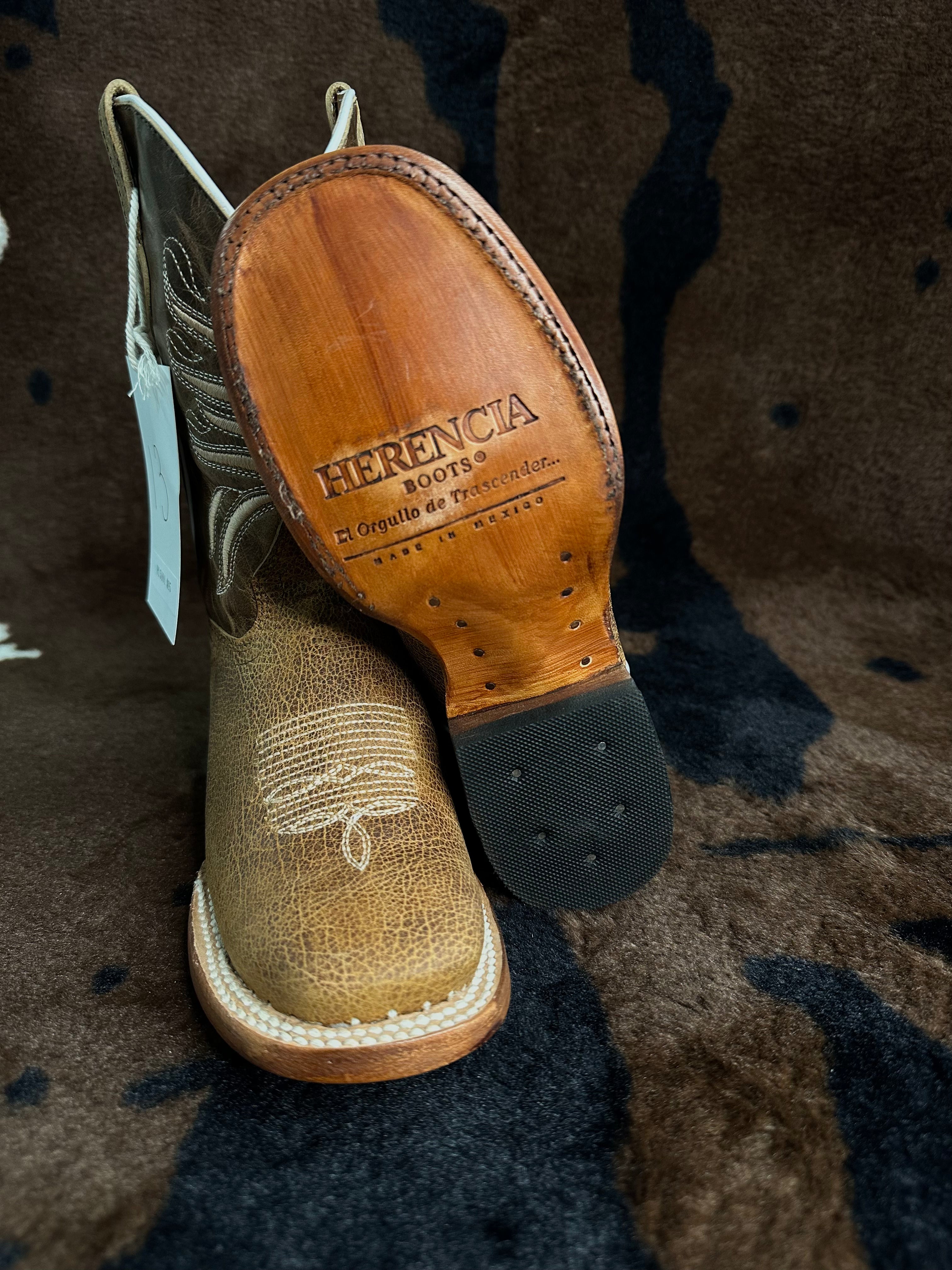 Piel Grisly Paja Kids Boots (PI 5101)