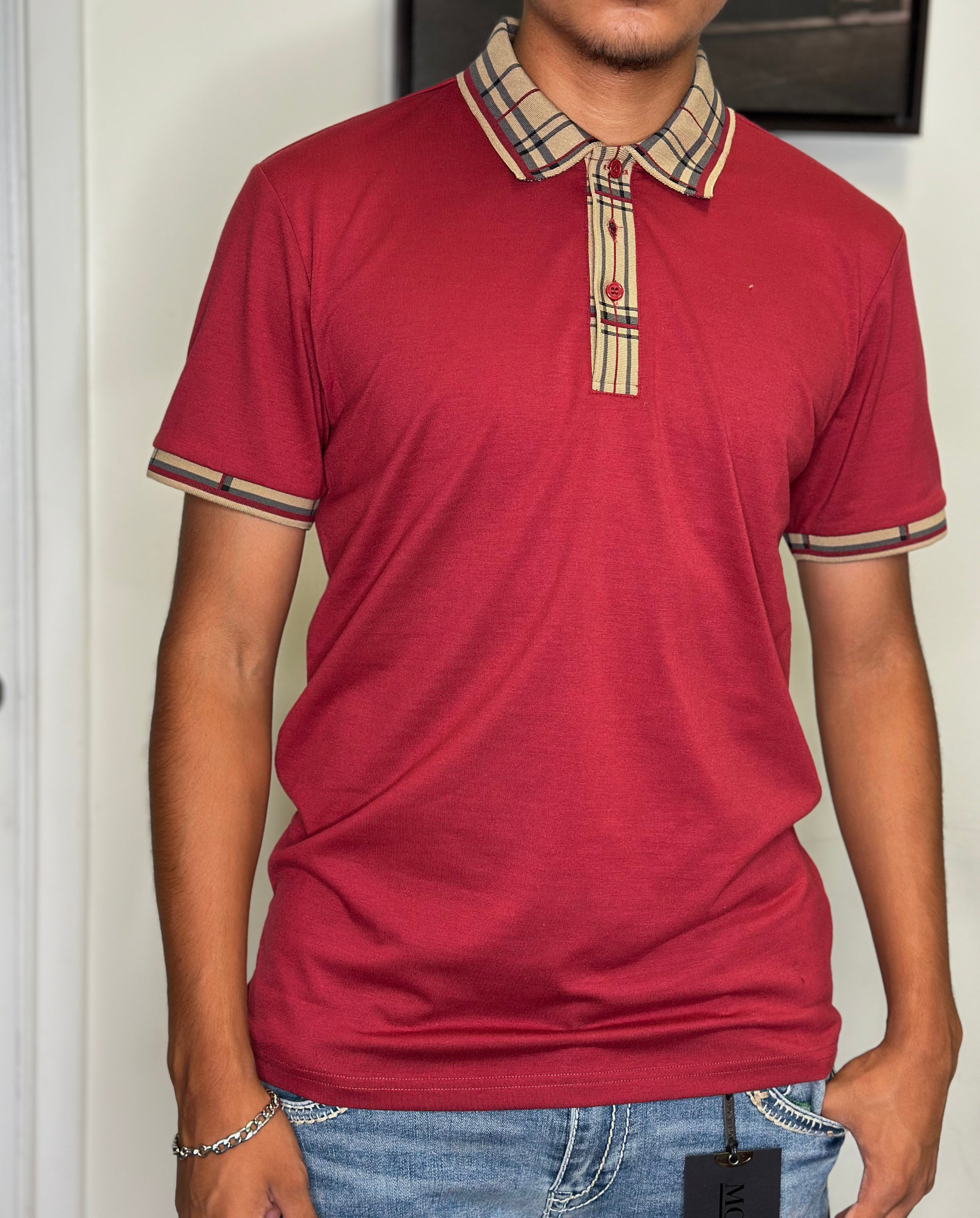 Red Wine Playera Men Tops