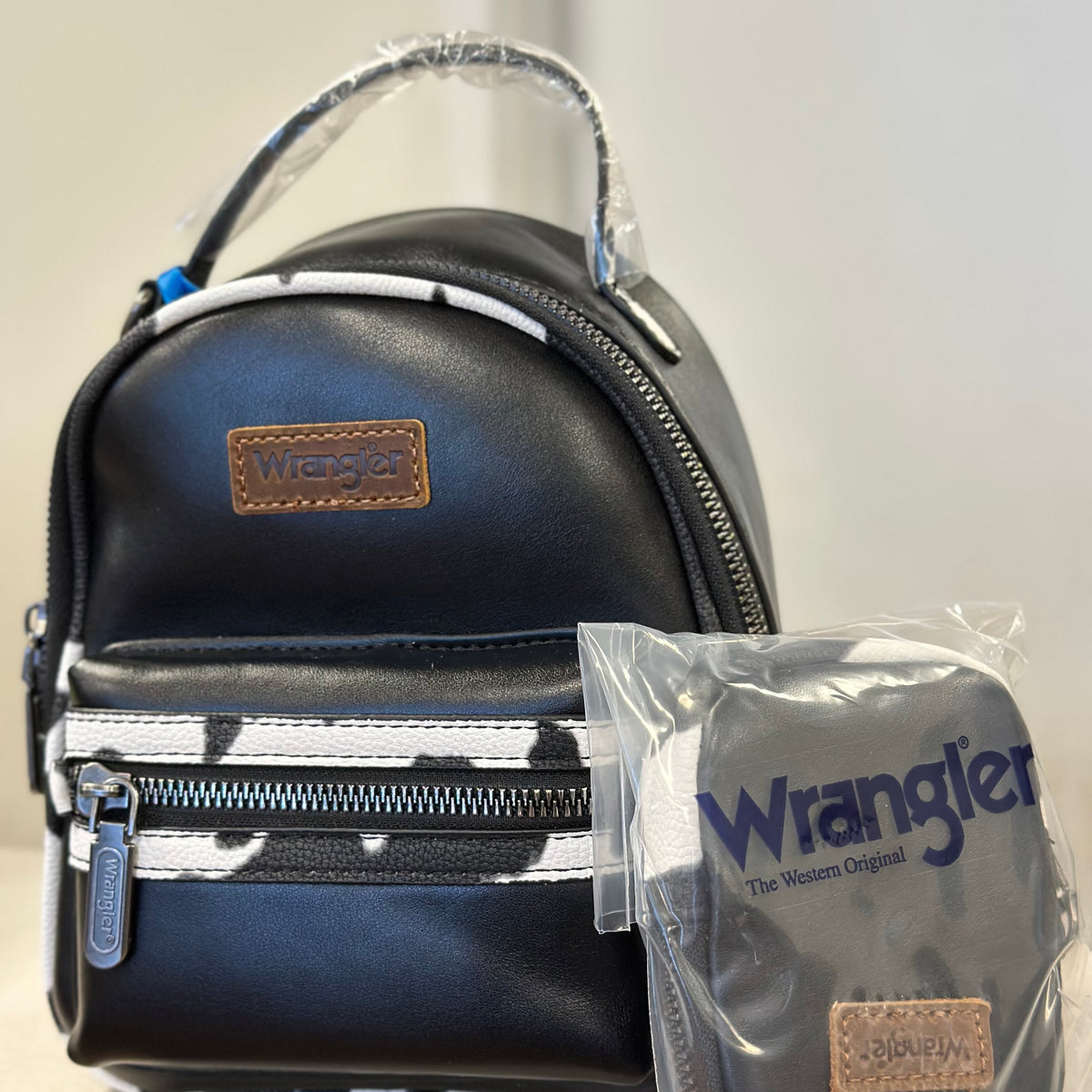 Wrangler Black and Blue Mini Backpack