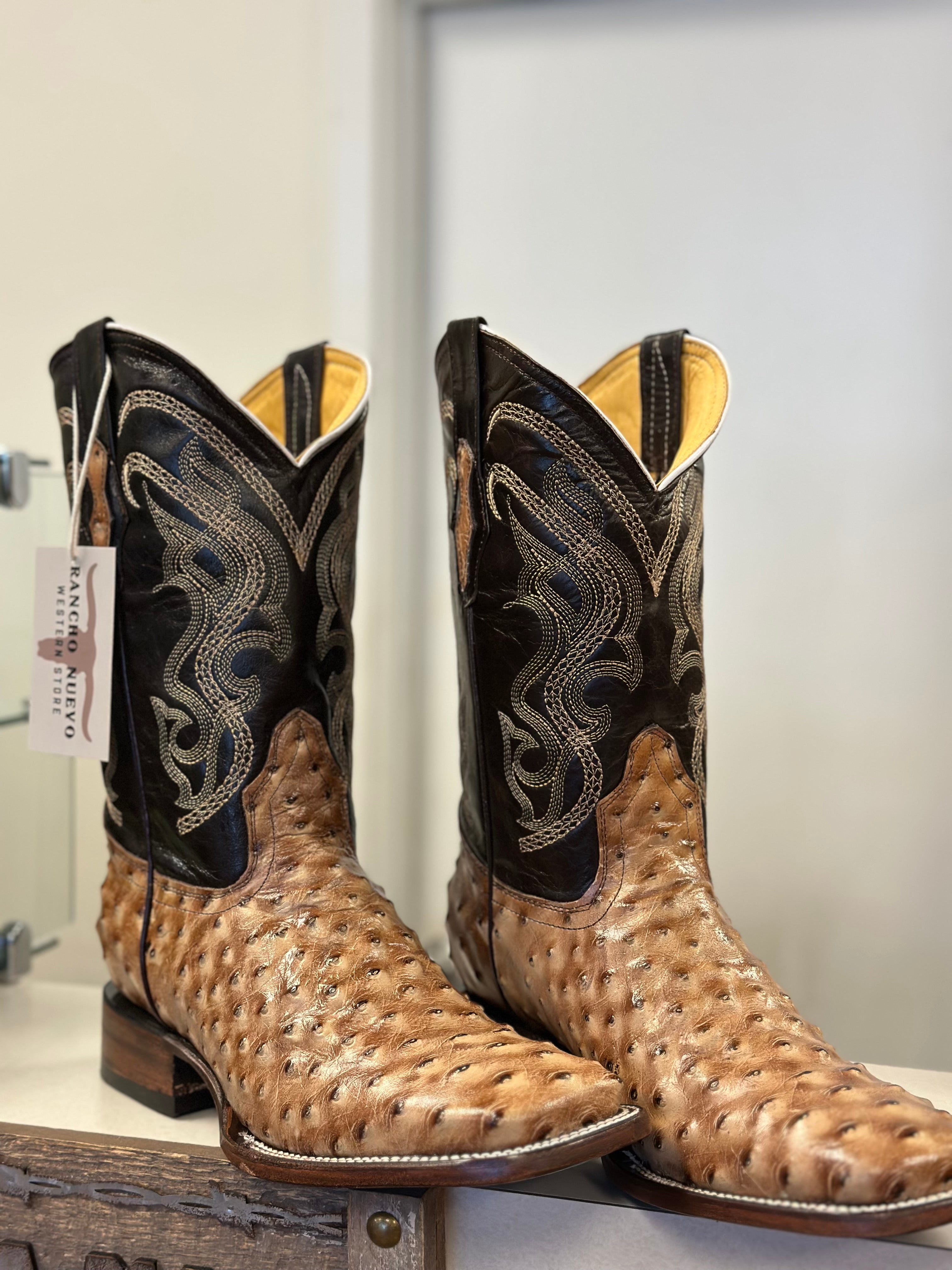 Herencia: Avestruz Ranch Men's Boot (PI 7305) – Rancho Nuevo