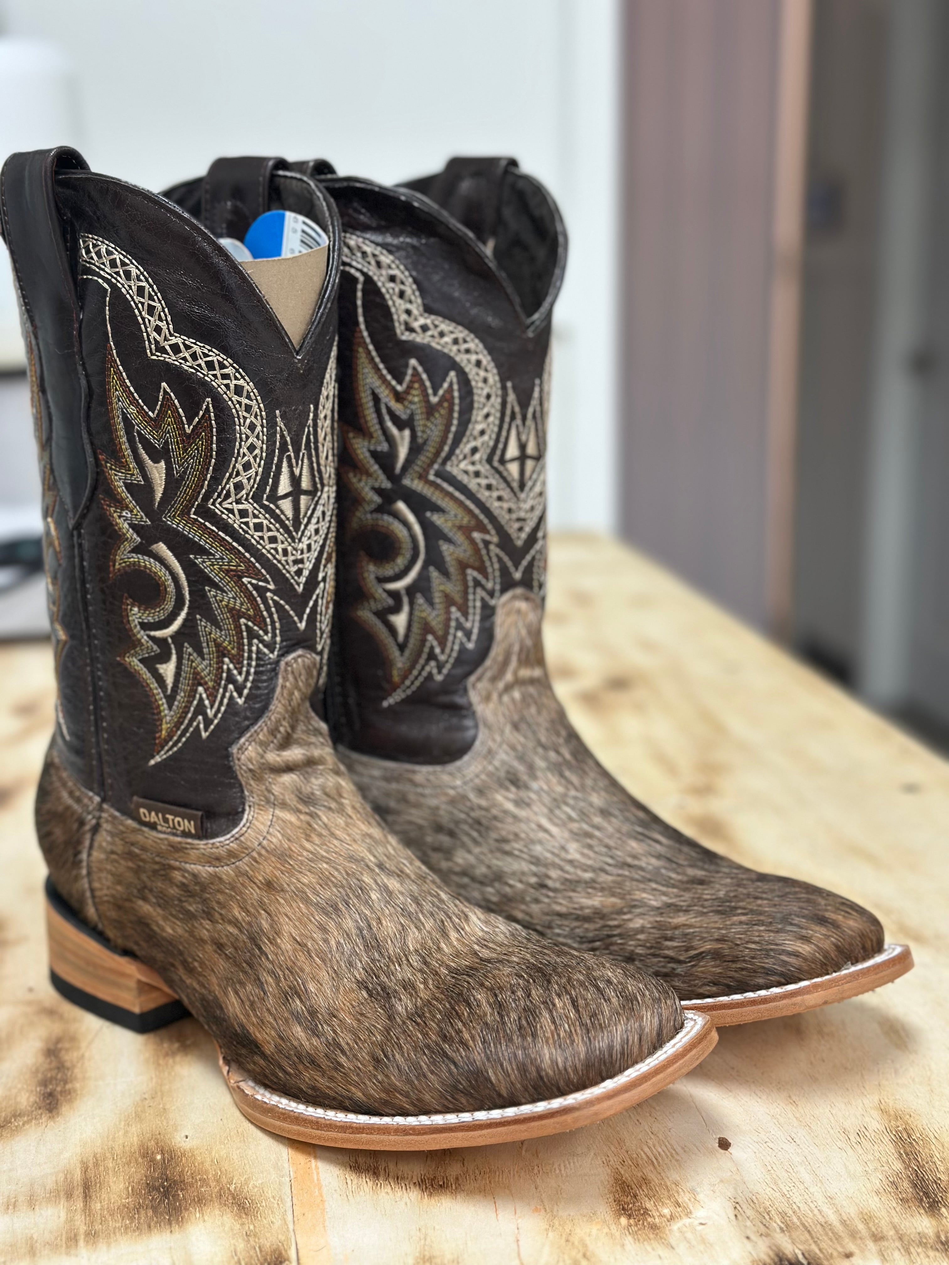 Dalton Cowhide Brown Men Boots
