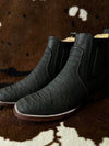 Herencia: Imiti Python Nobuck Negro Men Boots (BO 420)