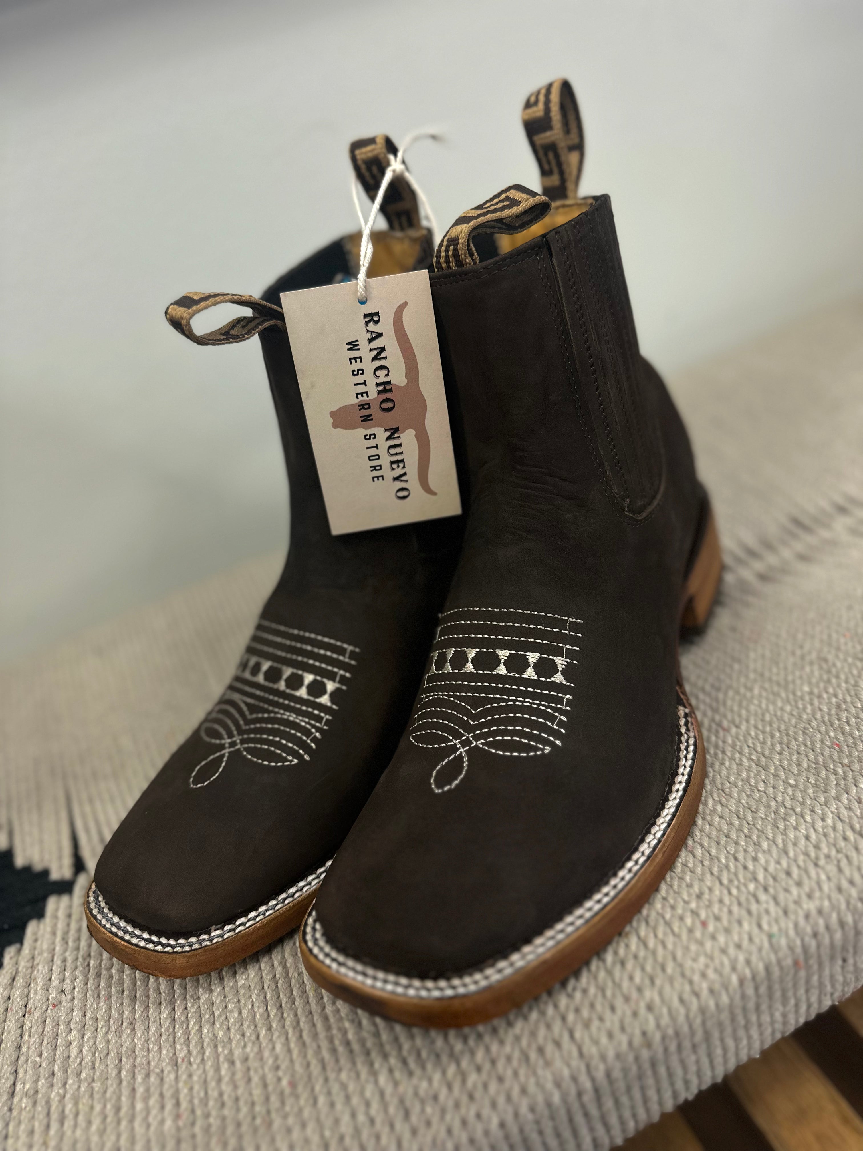 Herencia: Nobuck Chocolate Men Boots ( BO 430)