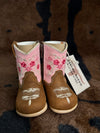 Rodeo Orix Brown/ Pink Baby Boot